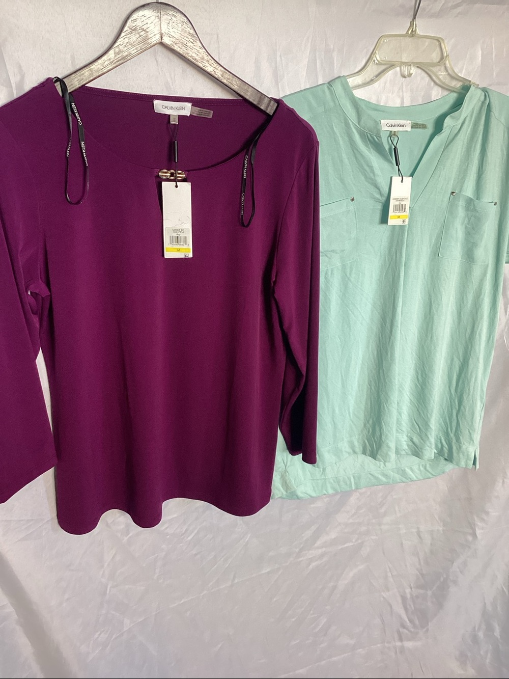Calvin Klein Women’s Long Sleeve Top - Plum bundle - Picture 2 of 7